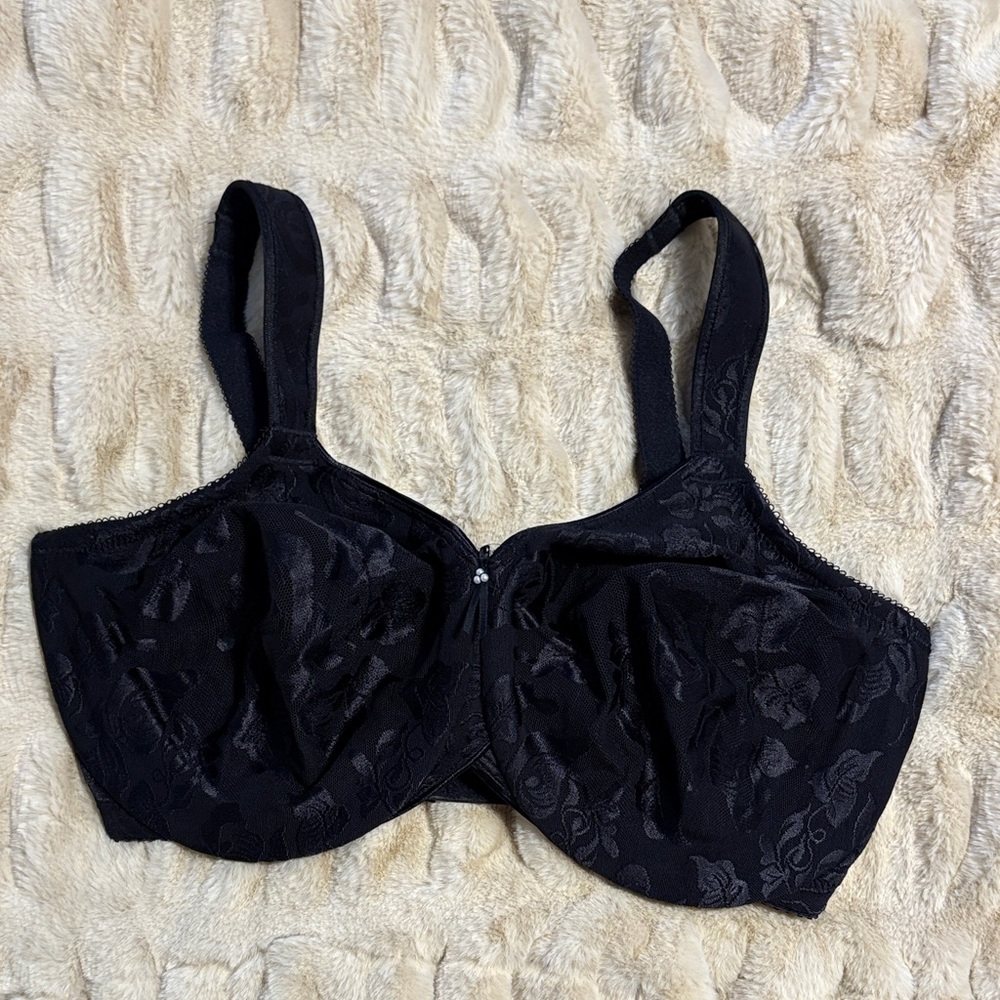 Wacoal Black Floral Bra